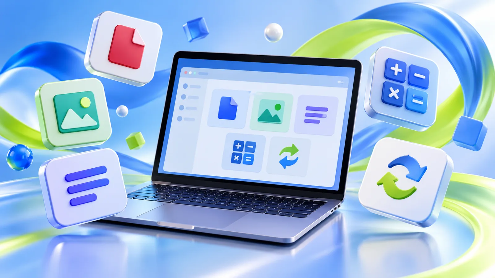 Browser toolbox for PDF, image, text and conversion tasks